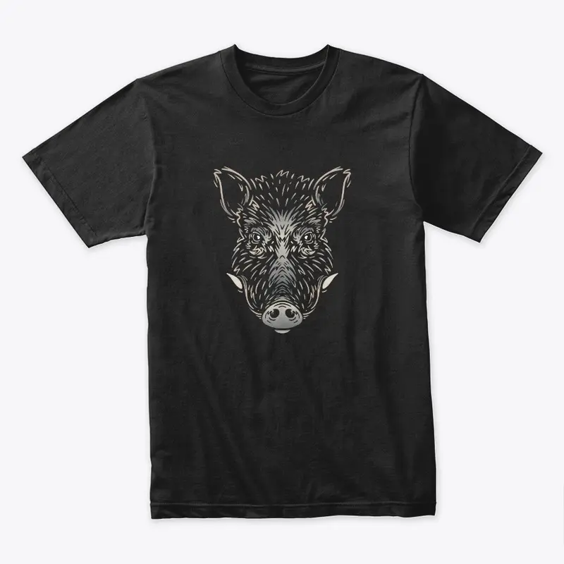 Cool Wild Boar (Colored)