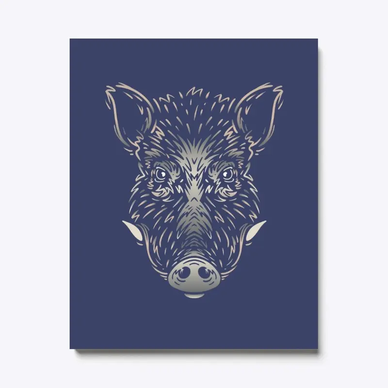 Cool Wild Boar (Colored)