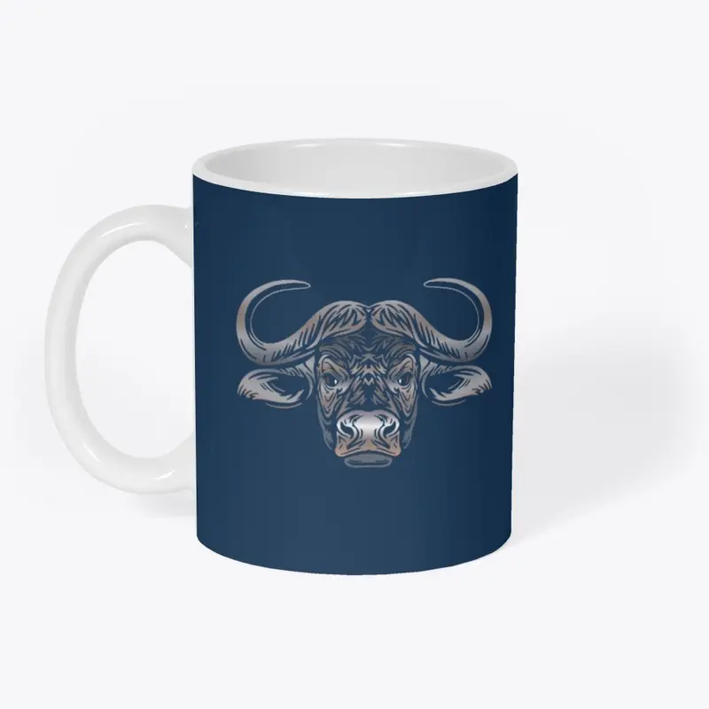 Cool African Buffalo (Colored)